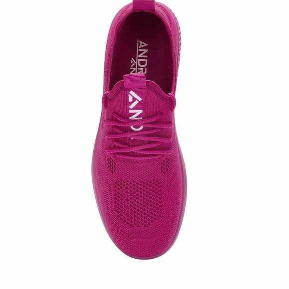 NEW ANDREA women's casual athletic sneakers in pink - Picture 3 of 4